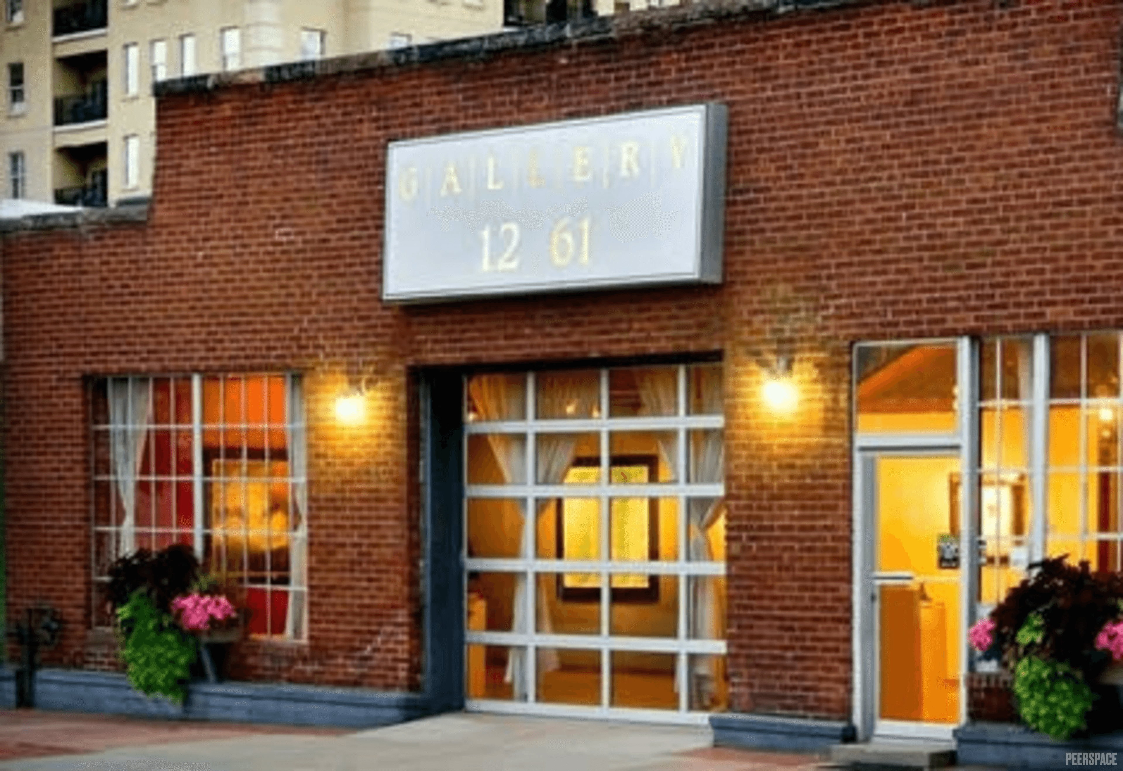 Sterling exterior at dusk on Delaware Street